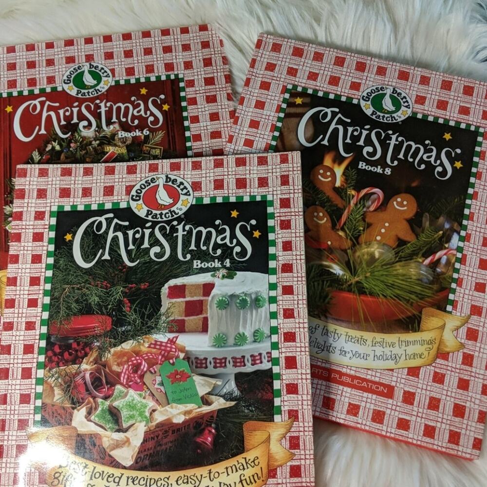 GOOSEBERRY PATCH 3 Christmas Books Volumes 4 6 8